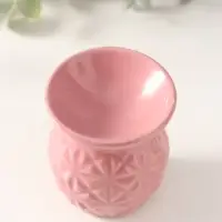 Аромалампа для эфирных масел &laquo;Рисунок из треугольников&raquo;, керамика, 7.5&times;6.5&times;6.5 см, МИКС