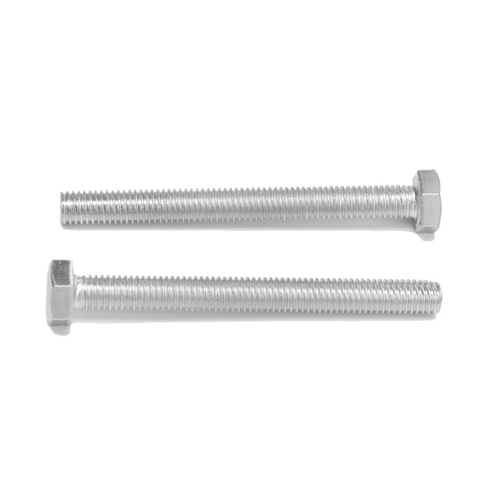 Болт ТУНДРА, оцинкованный, DIN 933, класс прочности 8.8, М8х80 мм, 1 кг Болт ТУНДРА, оцинкованный, DIN 933, класс прочности 8.8, М8х80 мм, 1 кг