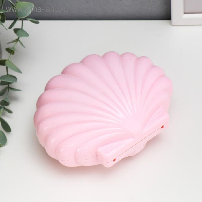 Шкатулка музыкальная механическая Шкатулка музыкальная механическая "Ярко-розовая ракушка" 7,5х15,5х12 см