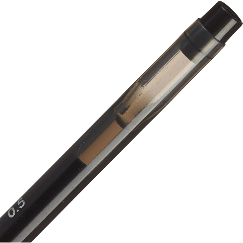 Ручка гелевая неавтомат. Deli шарик 0,5мм линия 0,3мм черная EG62-BK