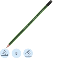 Карандаш чернографитный BV Graphix с ластиком В 21-0023