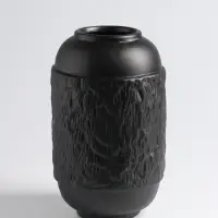 Ваза «Дульчи», 19.5×11 см, керамика, чёрная Ваза «Дульчи», 19.5×11 см, керамика, чёрная