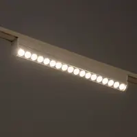 Светильник трековый BayerLux SLIM &laquo;Книжка-33&raquo;, LED, 18 Вт, 3000K-6000К, 48 В, CRI90, 3.2&times;3.8&times;33.6 см, белый