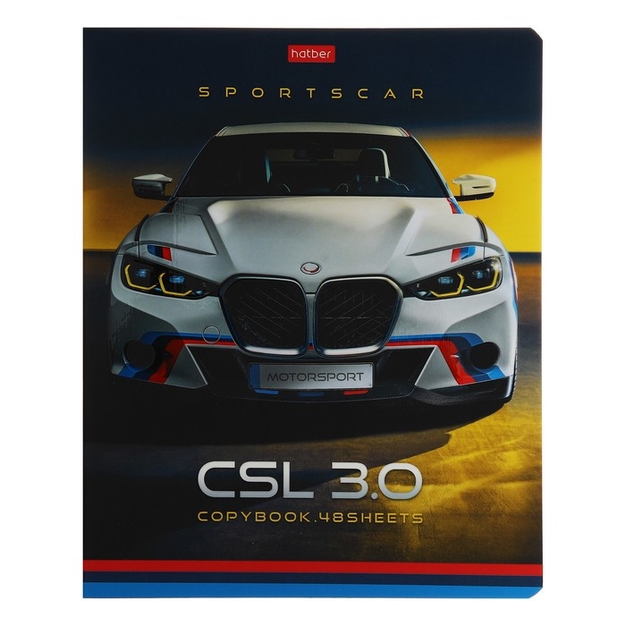 Тетрадь А5, 48 листов клетка В движении, обложка мелованный картон, матовая ламинация,3D лак, скругленые углы, блок 65 г/м2, 5 видов МИКС