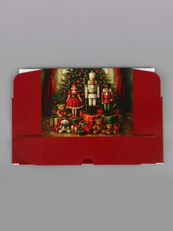Коробка подарочная, самосборная &laquo;Тепла в новом году&raquo;,30.7&times;22&times;9.5 см