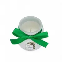 Ароматическая свеча в матовом стакане «С Новым годом», аромат хвойный лес