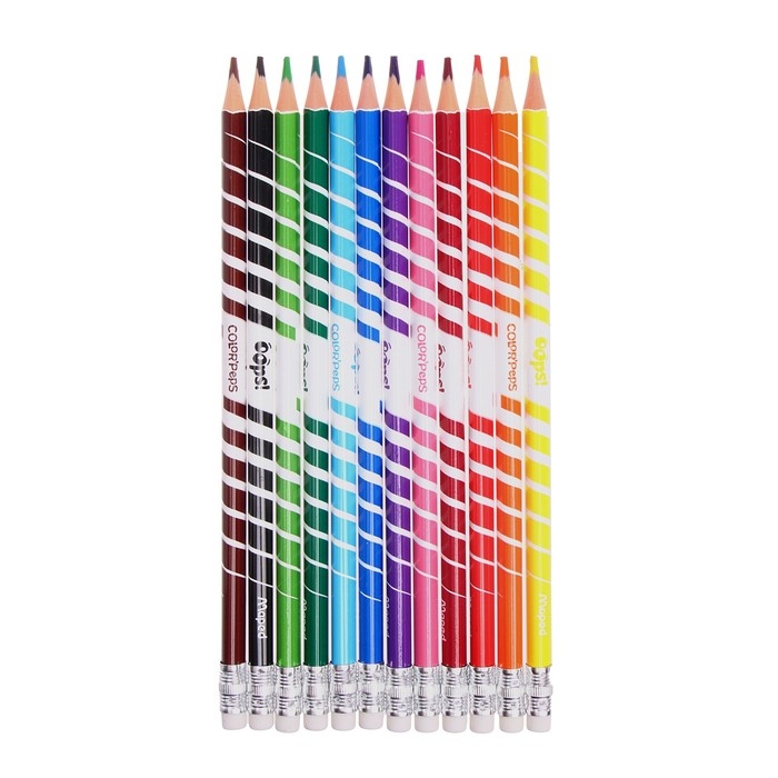 Карандаши 12 цветов, Maped Color Peps Oops, пластиковые, европодвес Карандаши 12 цветов, Maped Color Peps Oops, пластиковые, европодвес