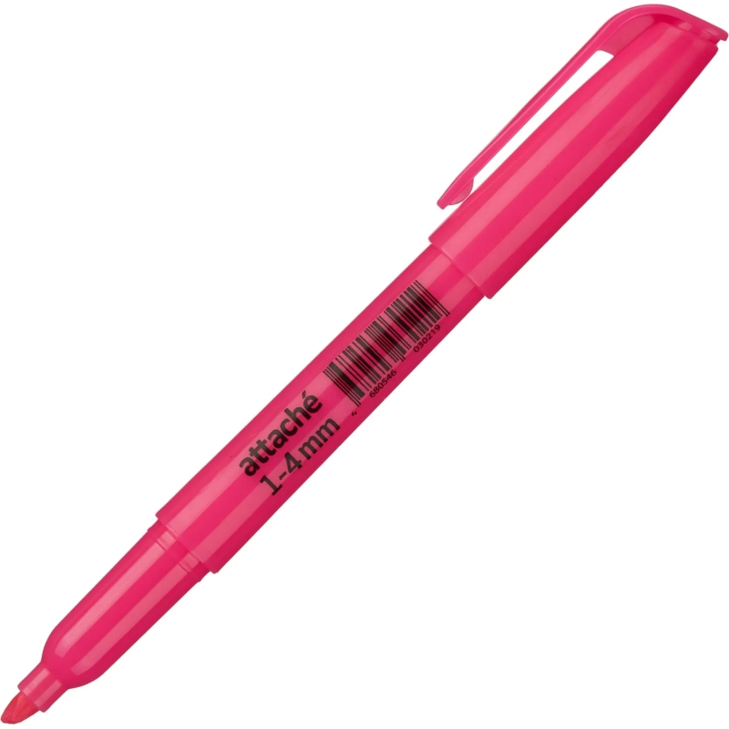 Маркер текстовыделитель розовый 1-3,9мм