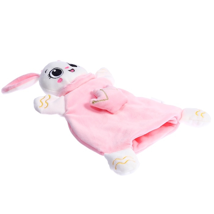 Мягкая игрушка - комфортер «Зайчик», розовый Мягкая игрушка - комфортер «Зайчик», розовый