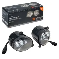 Фара светодиод, регулир.свет.граница, 45W Бел, 105х90х105, кмпл 2шт. PRO