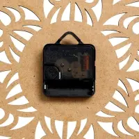 Часы настенные Tenero, интерьерные, плавный ход, d=33.5 см, ажурные, коричневые