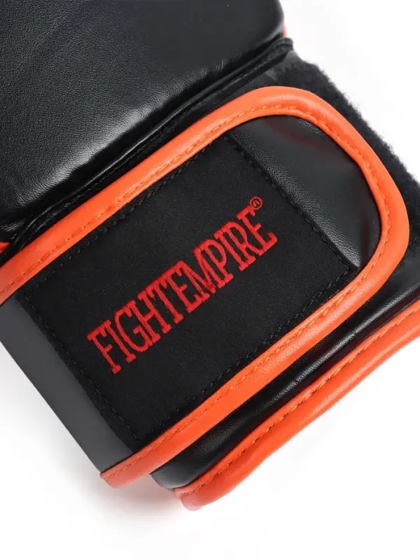 Перчатки снарядные FIGHT EMPIRE, MEXIMA, чёрно-оранжевые, размер M