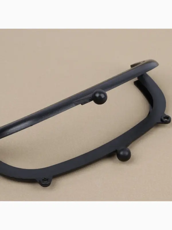 Фермуар пришивной, 16&times;7.5 см, чёрный