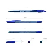 Набор ручек шариковых ErichKrause R-301 Original Stick, 8 штук, узел 0.7 мм, чернила синие