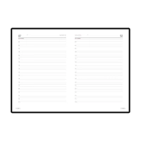 Ежедневник недатированный А4 210 х 300 мм Velvet синий 272 стр. 3-116/01