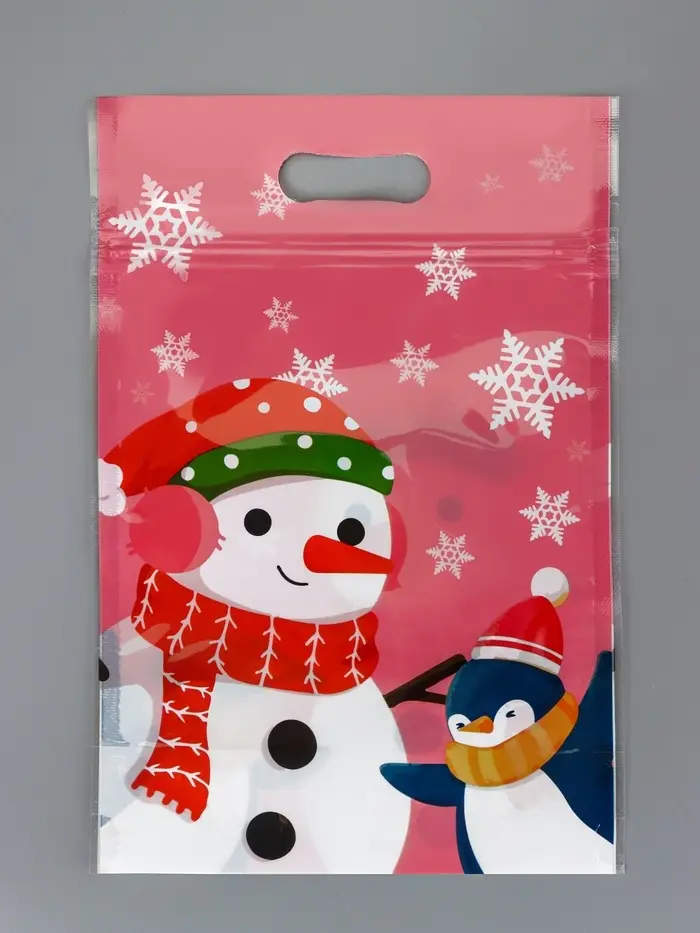 Пакет подарочный, с zip-lock застежкой, "Друзья дедушки Мороза", 15х22см МИКС Пакет подарочный, с zip-lock застежкой, "Друзья дедушки Мороза", 15х22см МИКС