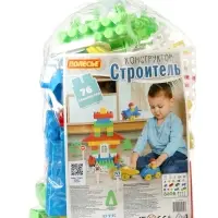 Конструктор &laquo;Строитель&raquo;, 76 деталей