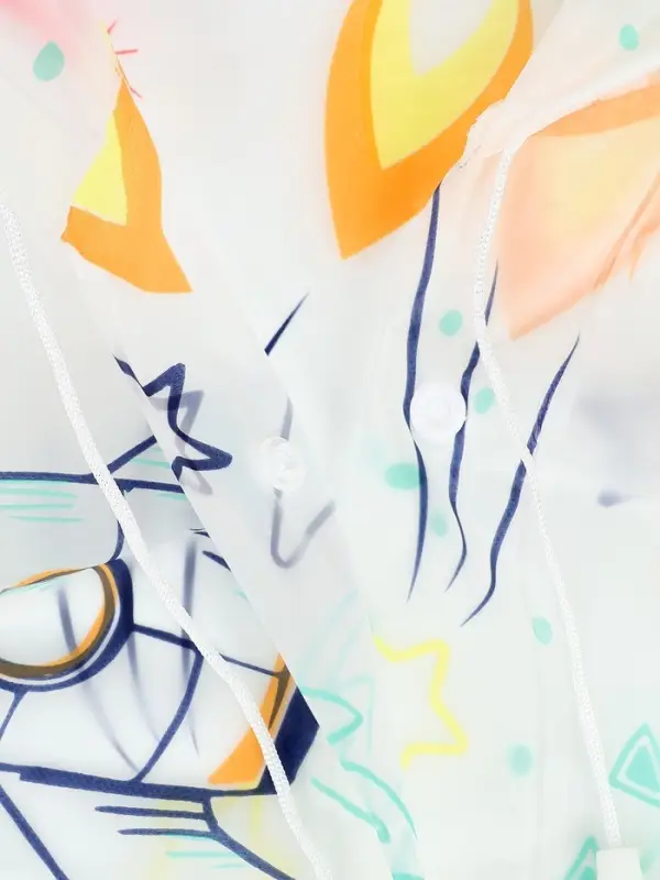 Дождевик детский &laquo;Космос&raquo;, рост 125-155