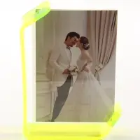 Фоторамка пластик &laquo;Люмус&raquo; 10&times;15 см, пластик, салатовая