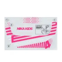 Снегокат Snowpatrol 2, со спинкой, с фонариком, белый, чёрный, SND4/2 Nika Kids