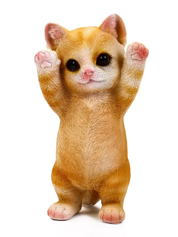 Садовая фигура из полистоуна &laquo;Котёнок&raquo;, 19&times;11&times;9 см