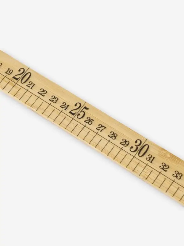 Метр деревянный, 100 см (см/дюймы)