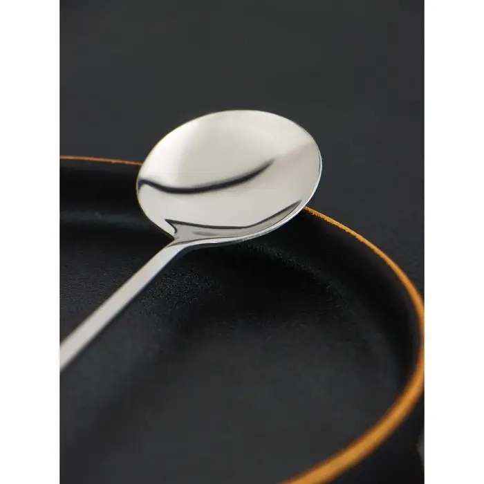 Набор ложек для ice tea из нержавеющей стали Доляна, длина 18,5 см, толщина 2,2 мм, 410 сталь, 3 шт Набор ложек для ice tea из нержавеющей стали Доляна, длина 18,5 см, толщина 2,2 мм, 410 сталь, 3 шт