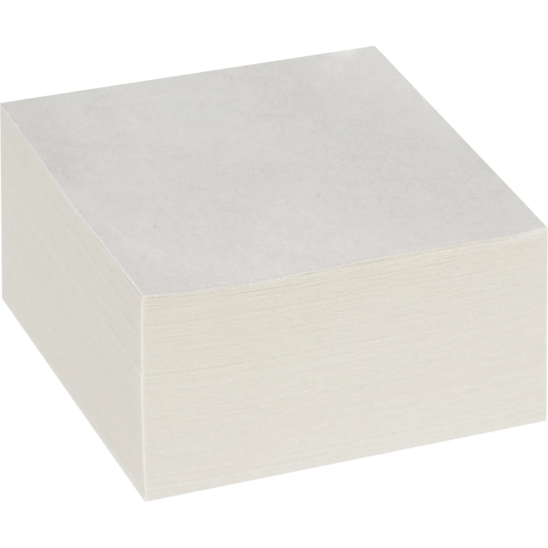 Блок для записей в подставке в стакане 9х9х5 белый