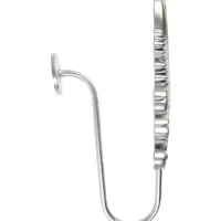 Крючок для штор CAPPIO KS042, цвет серебро с золотом, набор 2 шт