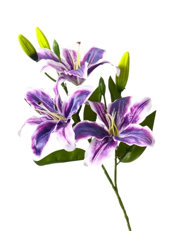 Цветы искусственные &laquo;Лилия галант&raquo;, h=66 см, d=13 см, фиолетовые