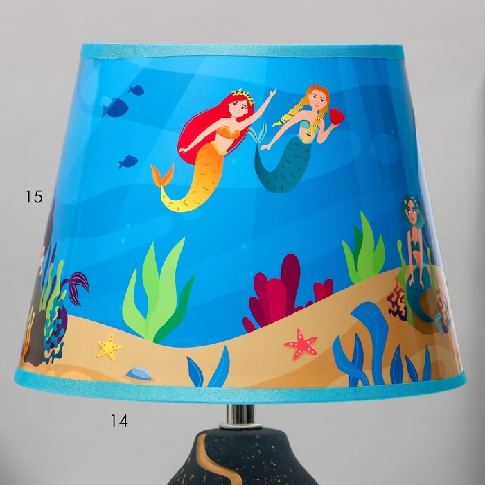 Настольная лампа  Настольная лампа "Русалки" Е14 15Вт 20х20х34 см RISALUX