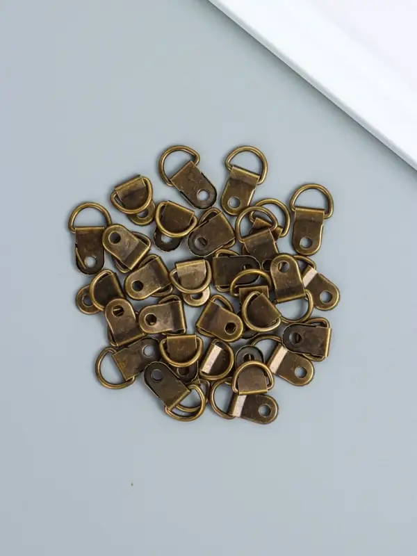 Подвес металл для фоторамки/картины набор 30 шт 2,5х1,5 см