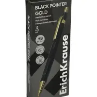 Карандаш механический 0.5 мм ErichKrause Black Pointer Gold HB