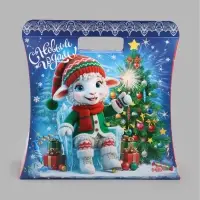 Подарочная коробка новогодняя &laquo;Ледяной трон&raquo; 230&times;240&times;117, для сладких подарков