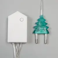 Гирлянда &laquo;Бахрома&raquo; 2.4&times;0.9 м с насадками &laquo;Сердце&raquo;, IP20, прозрачная нить, 186 LED, свечение белое, 8 режимов, 220 В