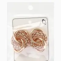 Серьги металл &laquo;Конго-кольца&raquo;, цвет золото