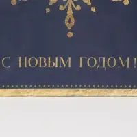 Пакет подарочный новогодний ламинированный «Снежинка», MS 18 х 23 х 8 см