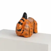 Фигура &laquo;Котёнок Рыжик подглядывает&raquo;, 17&times;14&times;6 см, дерево
