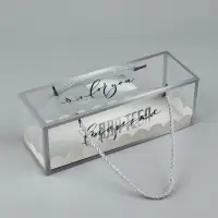 Коробка под зефир c ручками &laquo;Для тебя&raquo;, 22.5&times;7.5&times;7.5 см, кондитерская упаковка
