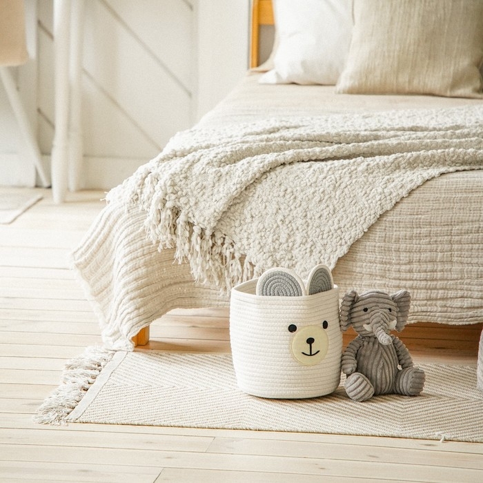 Корзина для хранения плетёная ручной работы SL Home, 22×22×22 см Корзина для хранения плетёная ручной работы SL Home, 22×22×22 см