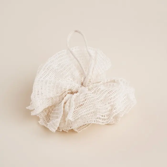 Мочалки для ванной SL Home &laquo;Ортика&raquo;, 3 мочалки, розочка, варежка, люффа, бежевые