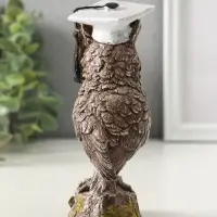 Фигура "Филин ученый", высота 14 см, коричневый Фигура "Филин ученый", высота 14 см, коричневый