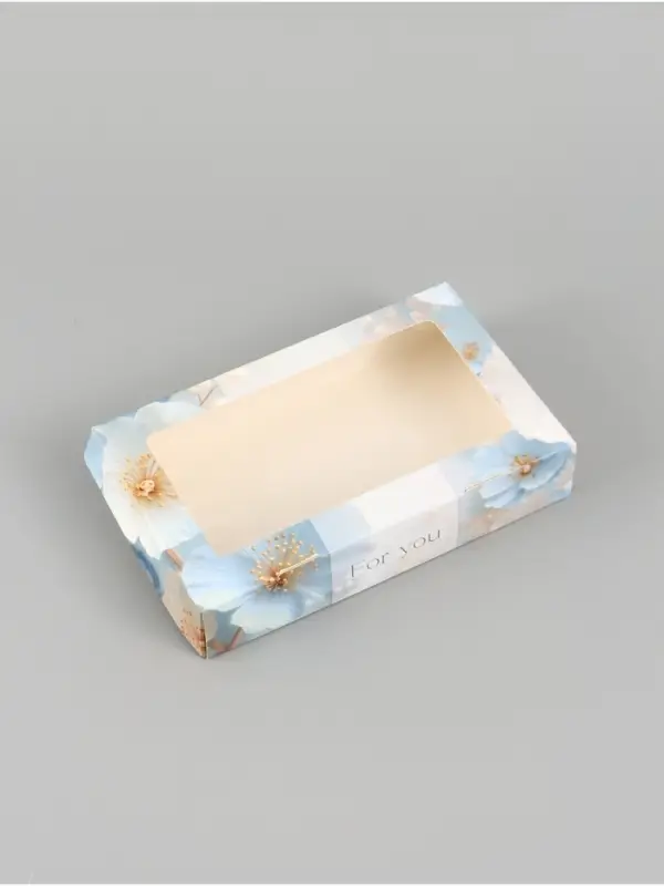 Коробка подарочная складная &laquo;Для тебя&raquo;, 20&times;12&times;4 см, с окном