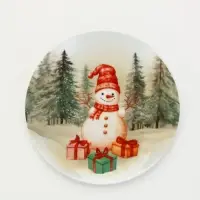 Посуда новогодняя «Новый Год», набор 4 предмета: тарелка Посуда новогодняя «Новый Год», набор 4 предмета: тарелка