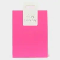 Пакет подарочный с вырубной ручкой 30&times;40&times;12 см, фуксия
