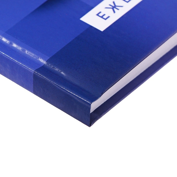 Ежедневник недатированный А5, 128 листов Ежедневник недатированный А5, 128 листов "СИНИЙ", твёрдая обложка, глянцевая ламинация