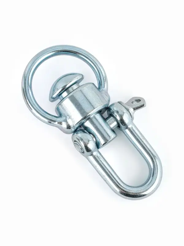 Вертлюг со скобой, малый (длина-6 см, ширина-3 см), 10 шт.