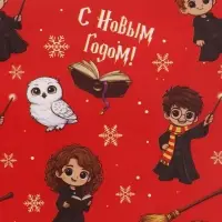 Упаковочная бумага &laquo;Зима&raquo;, 70&times;100 см, глянец, 1 лист