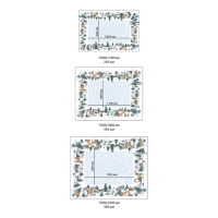 Набор столовый Этель "Forest animals" скатерть 150х220 +/-3см с ГМВО, салфетки 40х40см-12шт