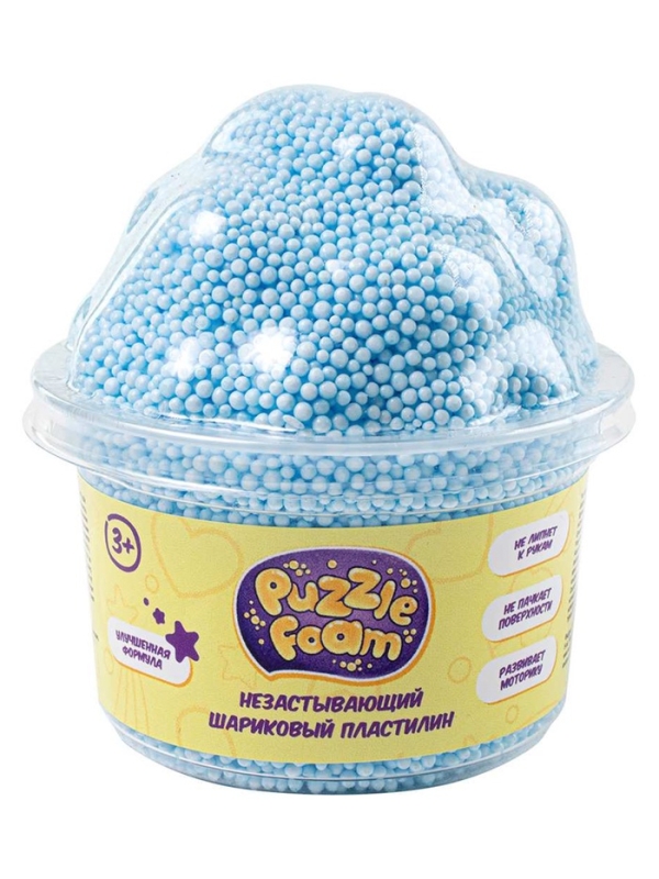 Шариковый пластилин Crazy Clay, с фигурной крышкой облако FM052 Шариковый пластилин Crazy Clay, с фигурной крышкой облако FM052